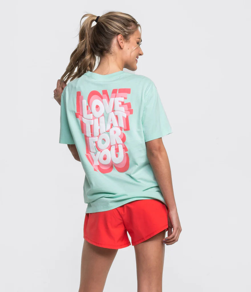 Think Positive- Love That For You SS Graphic Tee