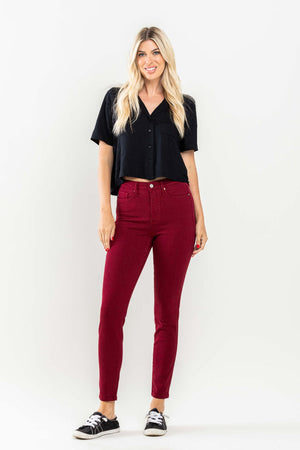 HW Tummy Control Color Skinny Jeans