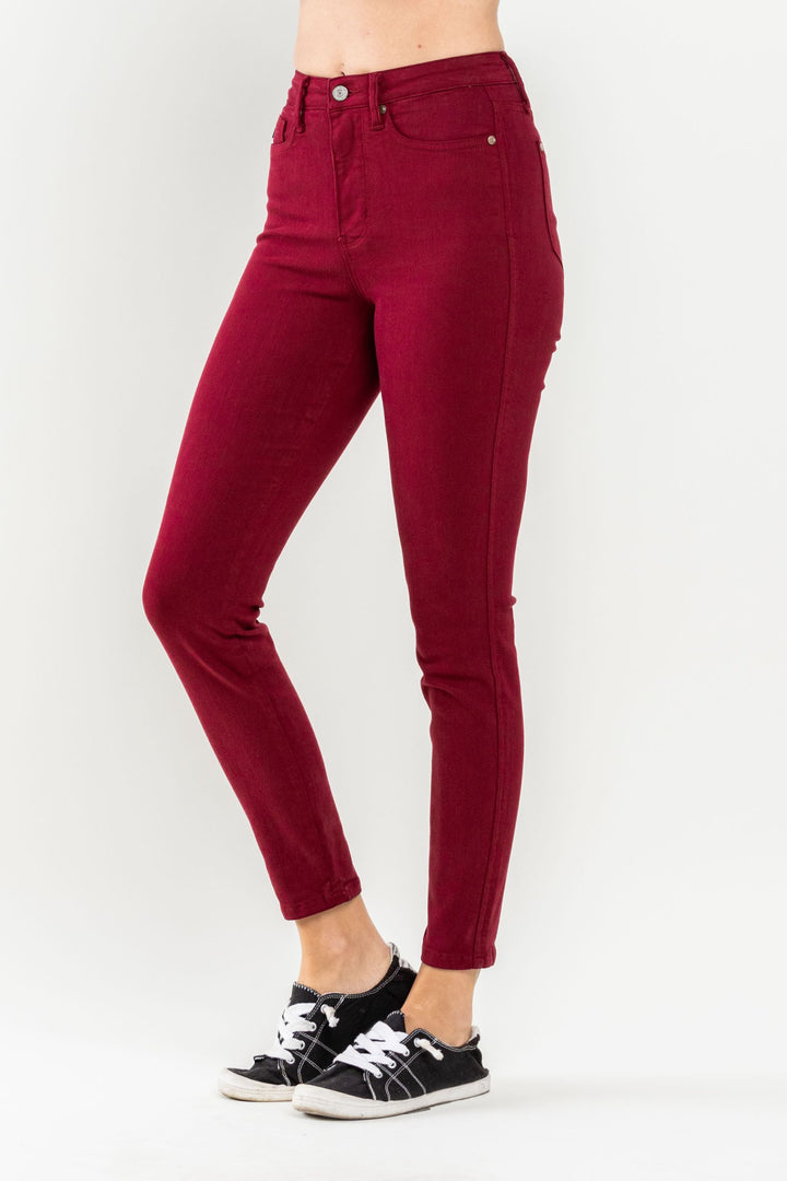 HW Tummy Control Color Skinny Jeans