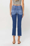 Melissa Mid Rise Straight Crop Jeans