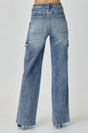 Wide Straight Cargo Jeans