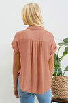 Mid Button Down Top