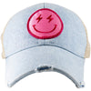 Lightning Happy Face Trucker Hat