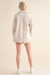 Cotton Terry Shacket