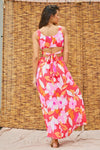 Floral Cutout Maxi Dress