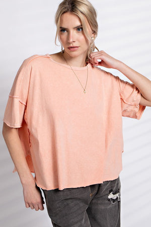 Boxy SS Knit Top