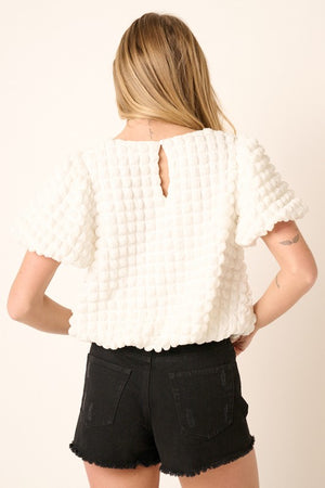 Bubble Texture Top