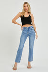 HR Ankle Slim Straight Jeans