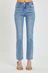 HR Ankle Slim Straight Jeans