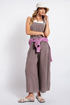 Cotton Gauze Overalls Jumpsuit