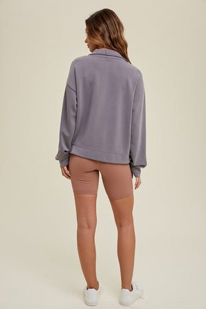 Scuba Half Zip Pullover Top