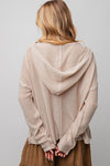 Thin Hooded Sweater Top
