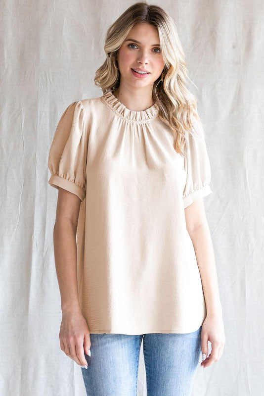 SS Frill Neck Top