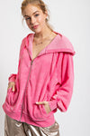 Washed Hoodie Jacket