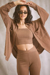 Cable Knit Button Shirt