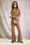 Cable Knit Button Shirt