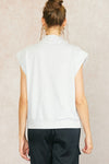 Terry Half Zip Vest