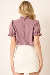 Ruffle Finish Solid Top