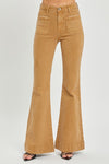 Front Patch Pocket Flare Jeans