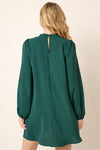 LS Airflow Ruffle Neck Dress