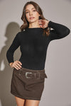 Frill Knit Bodysuit