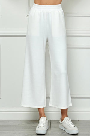 Very Soft Cropped Wide Leg Pants