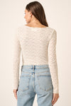 LS Boat Neck Lace Top