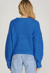 Crew Neck Pullover Sweater Top