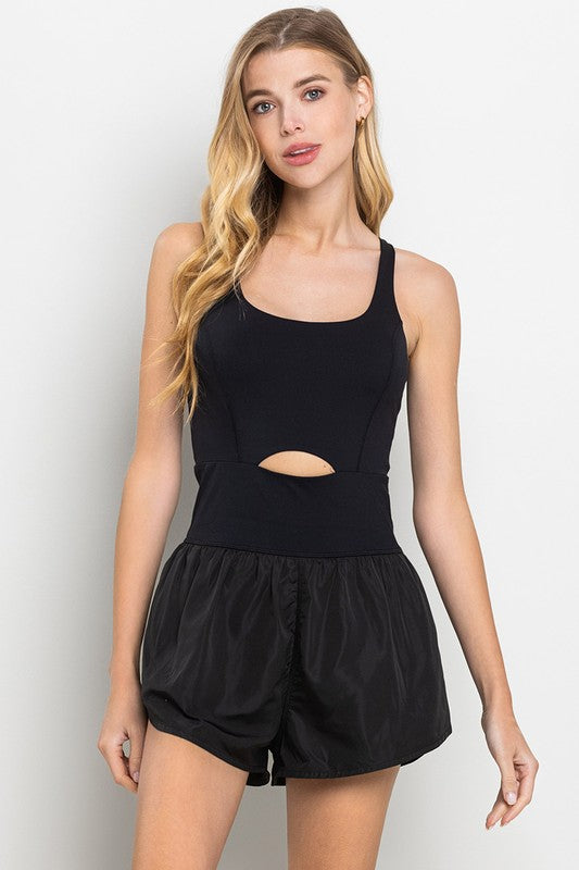 Athletic Cutout Romper