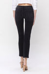 Carlene Mid Rise Ankle Slim Straight Jeans