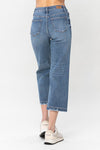 Vintage HW Wide Leg Crop Jeans