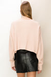 Hold Me Close Crop Sweater Top