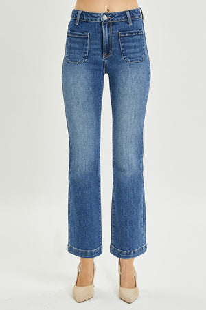 Hi Patch Pocket Straight Jeans