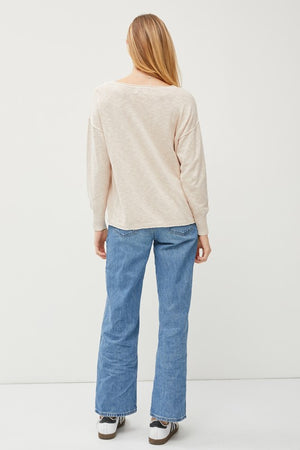 Boat Neck Outseam Sweater