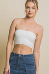 Ruched Bandeau Top