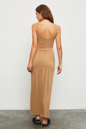 Net Knit Maxi Dress