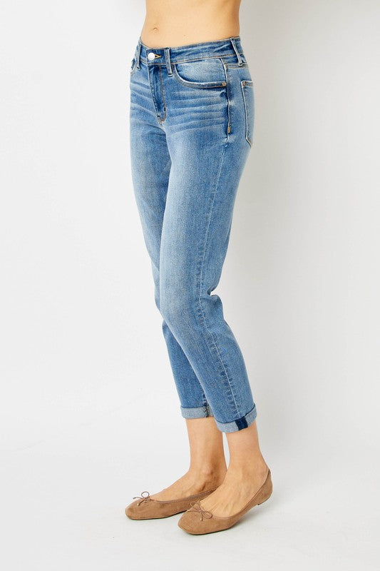 Mid Rise Slim Jeans
