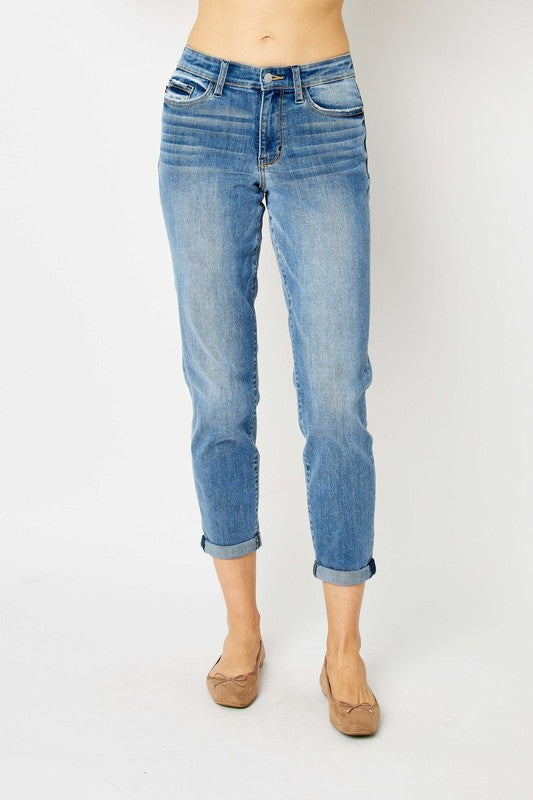 Mid Rise Slim Jeans