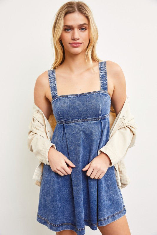 Denim A-Line Dress Free Souls Boutique Denim A-Line Dress Free Souls Boutique