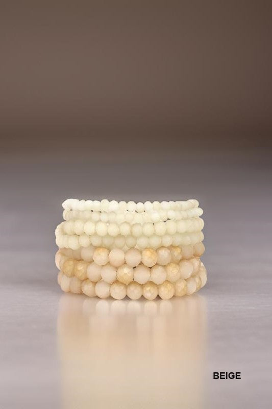 Zen Beaded Stretch Bracelet Set