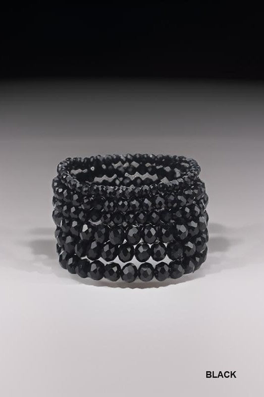 Zen Beaded Stretch Bracelet Set