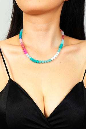 Zen Agate Gemstone Necklace