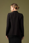 Double Breasted Solid Blazer Jacket