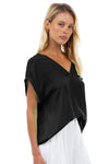 VNeck Drop Sleeve Top