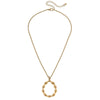 Jenny Bamboo Teardrop Necklace