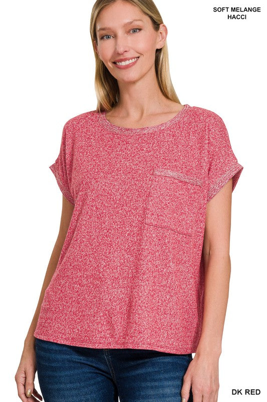 Melange Hacci Pocket Top