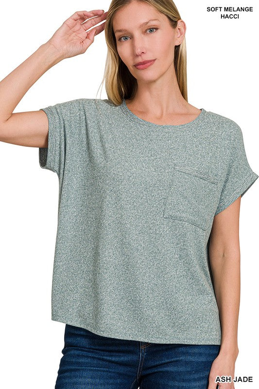 Melange Hacci Pocket Top