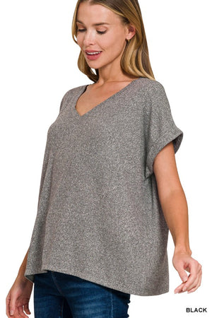 Melange Hacci VNeck Top