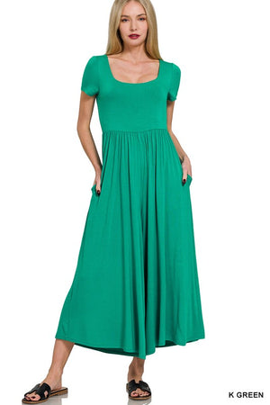 Double Layer Knit Jumpsuit