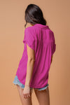 Satin Button Down Top
